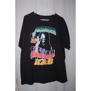 Aaliyah Princess of R&B Graphic T Shirt Adult XL Black Ripple Junction
